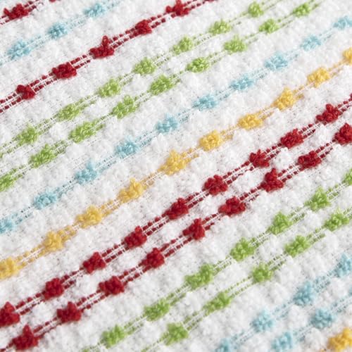 Ritz Pebble Bar Mop, Holiday Red-Green, 4 Towel Set