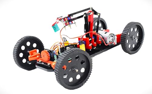 Educational DIY STEM Drone Kit, 80+ Parts, Learn Robotics, Coding & Mechanical Design| Build your drone at home with easy assembly and Interactive Block Coding