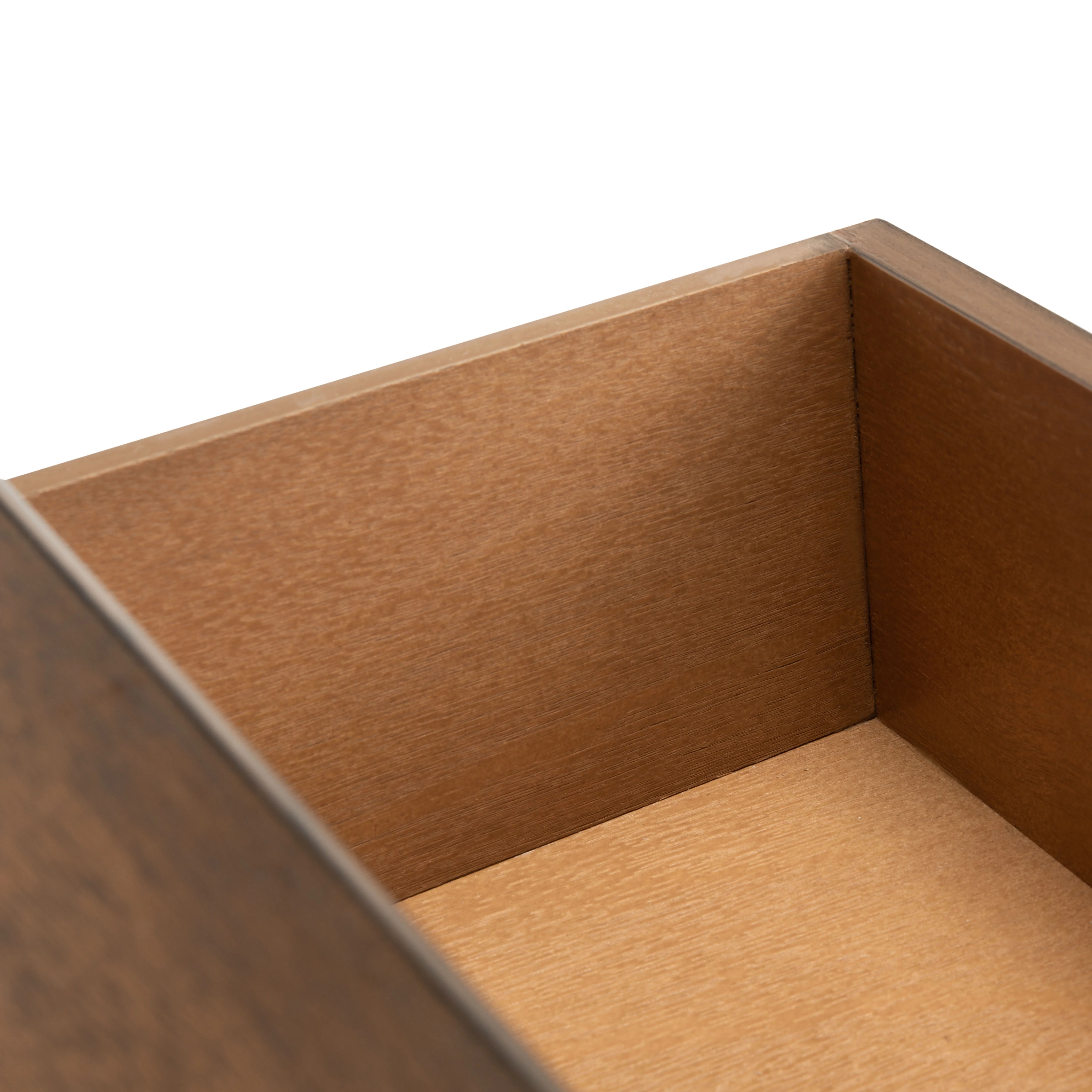 SAFAVIEH Landers 3-Drawer Rustic Brown Wood Rectangle Console Table (47.3 in. W x 13 in. D x 29.5 in. H)