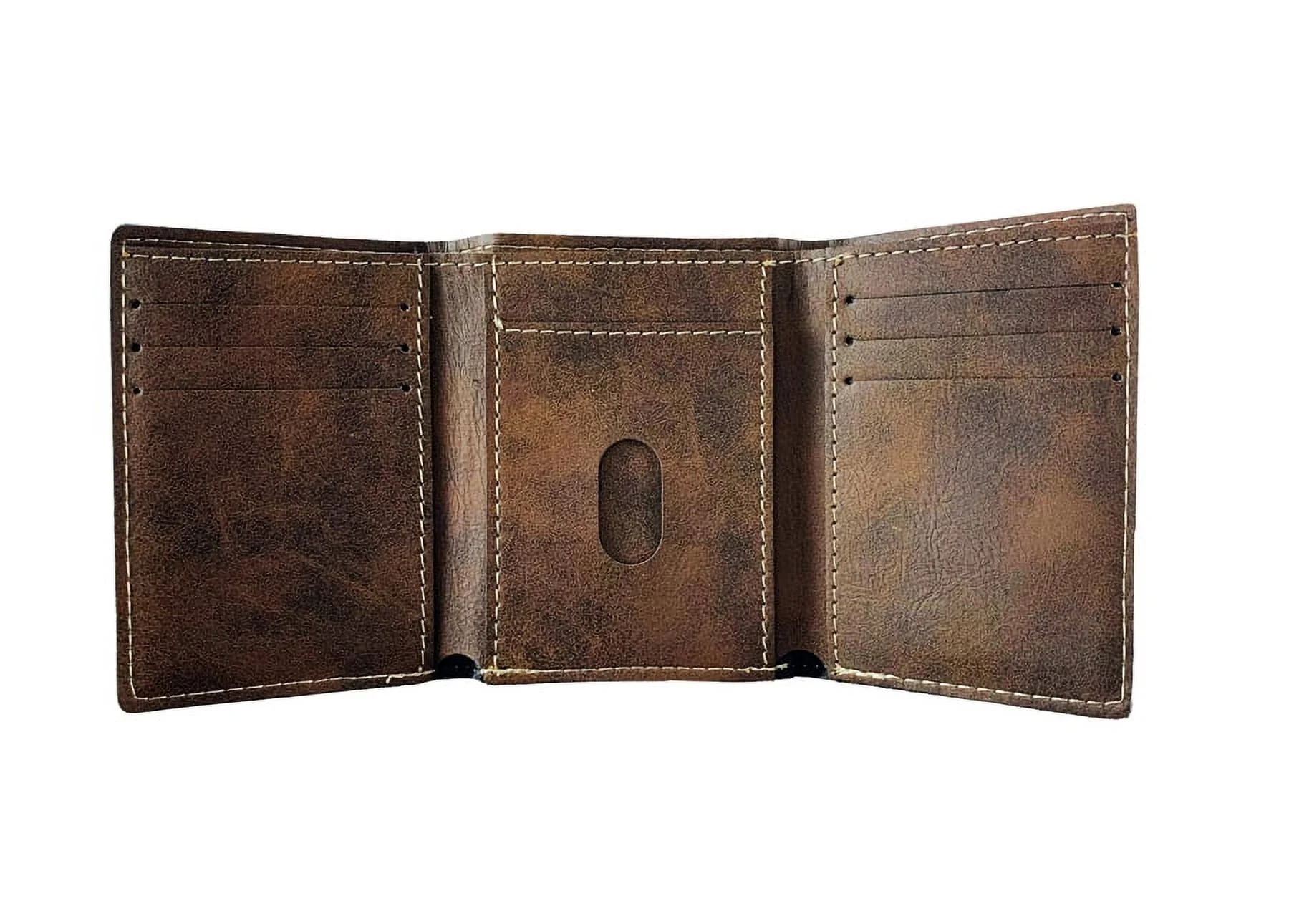 Meehan Irish Coat of Arms Rustic Leather Wallet
