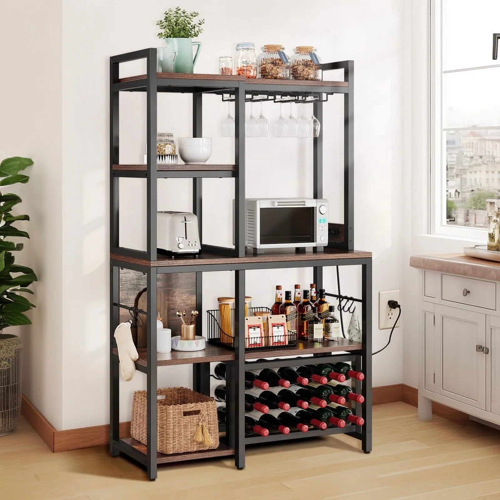 Dextrus 5 Tier Coffee Bar Station, 35.5