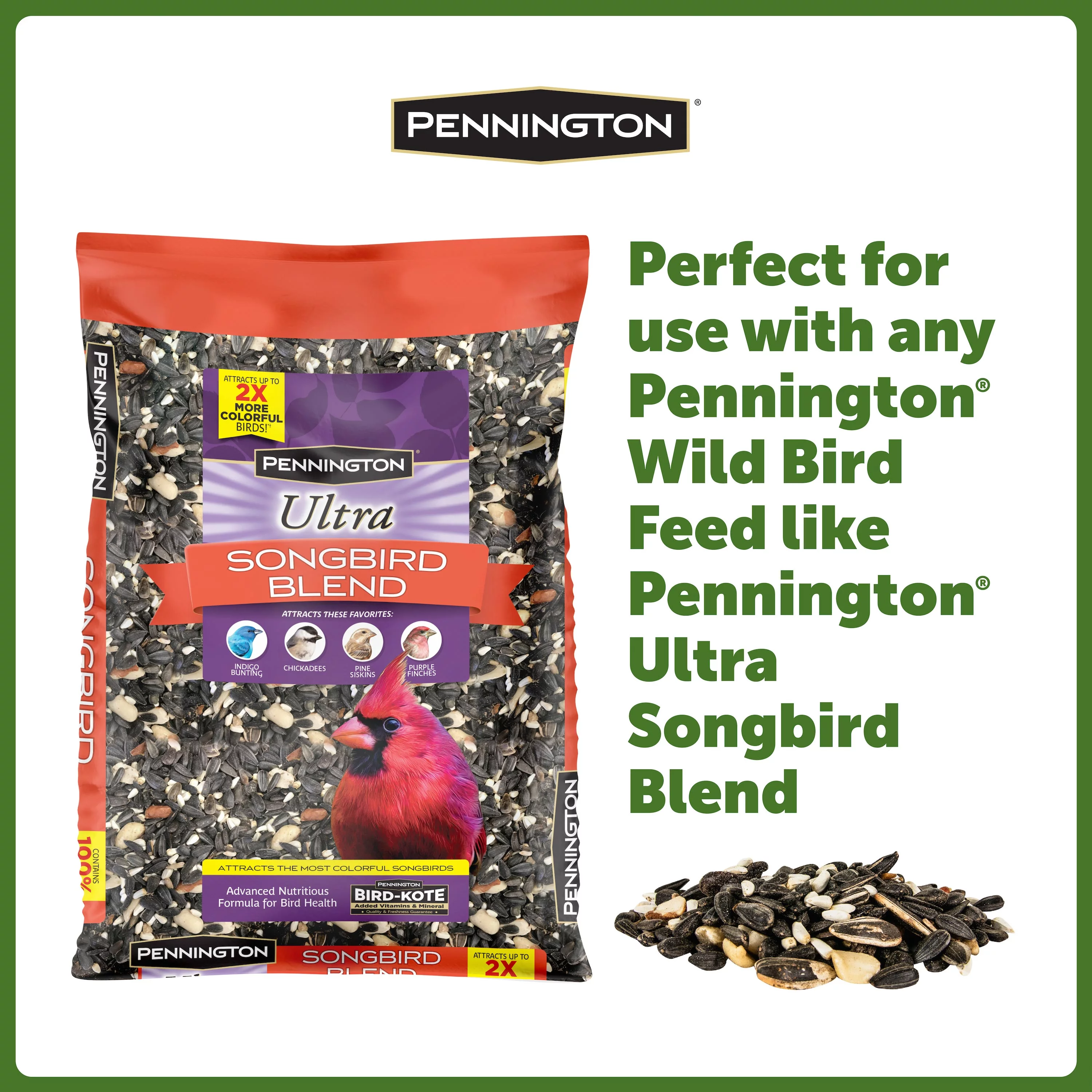 Pennington Earth Smart, Gray Recycled Resin EcoBistro Wild Bird Hopper Feeder 5 lb. Capacity, 2 Pack