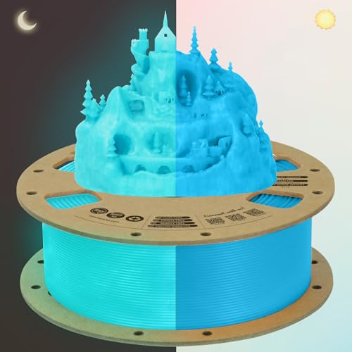 OVERTURE PLA Filament 1.75mm PLA 3D Printer Filament, 2kg Cardboard Spool (4.4lbs), Dimensional Accuracy +/- 0.02mm, Fit Most FDM Printer (Black 2-Pack)