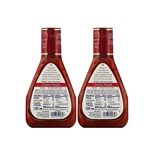 Ken's Steak House Country French With Orange Blossom Honey Dressing, 16OZ (Pack of 2)