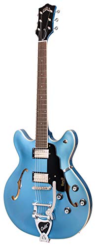 Guild Guitars Starfire I DC Semi-Hollow Body Electric Guitar, Pelham Blue, Double-Cut w/tremolo, Newark St. Collection