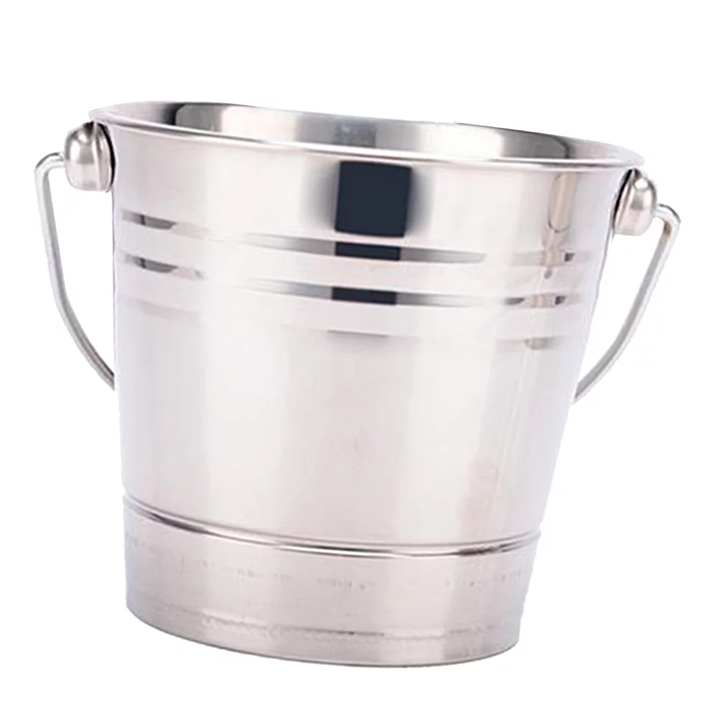 Stainless Steel Ice Bucket Champagne Bucket Restaurant - , 2.5L