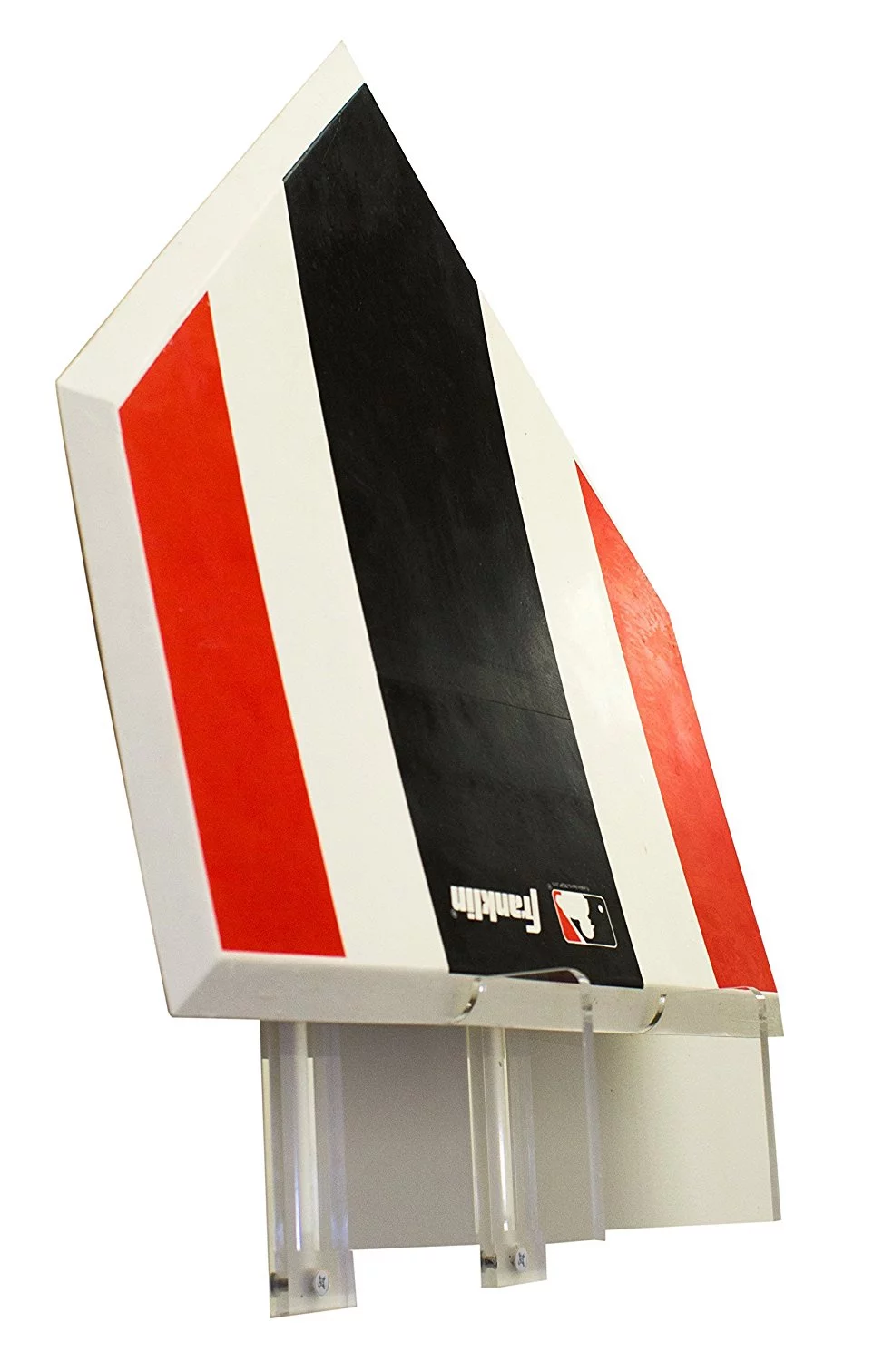 Deluxe Clear Acrylic Baseball Home Plate Wall Mount Bracket (A023-HP-SS)