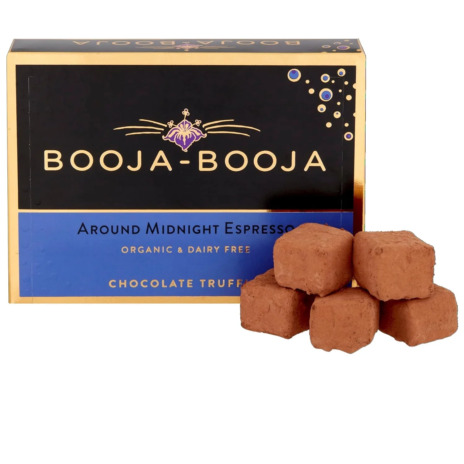 Booja Booja Around Midnight Espresso Chocolate Truffles 92g (Pack of 3)