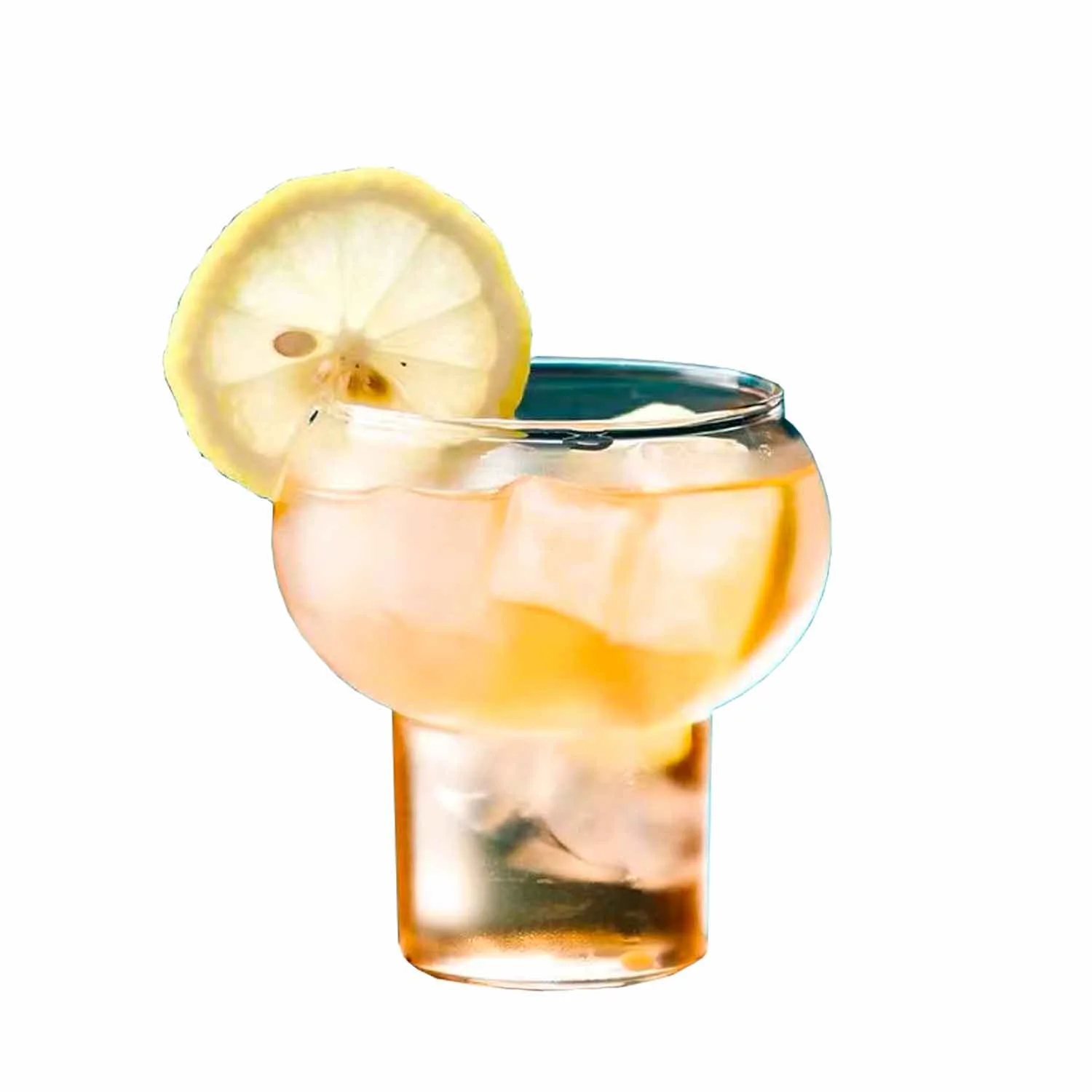 YRYG YRYG Glass Cups, Gourd Shape Drinking Glasses Ice Coffee Bottle Glasses Fruit Juice Cup Water Glass Great for Soda Cocktail Beer Whiskey (280ml)