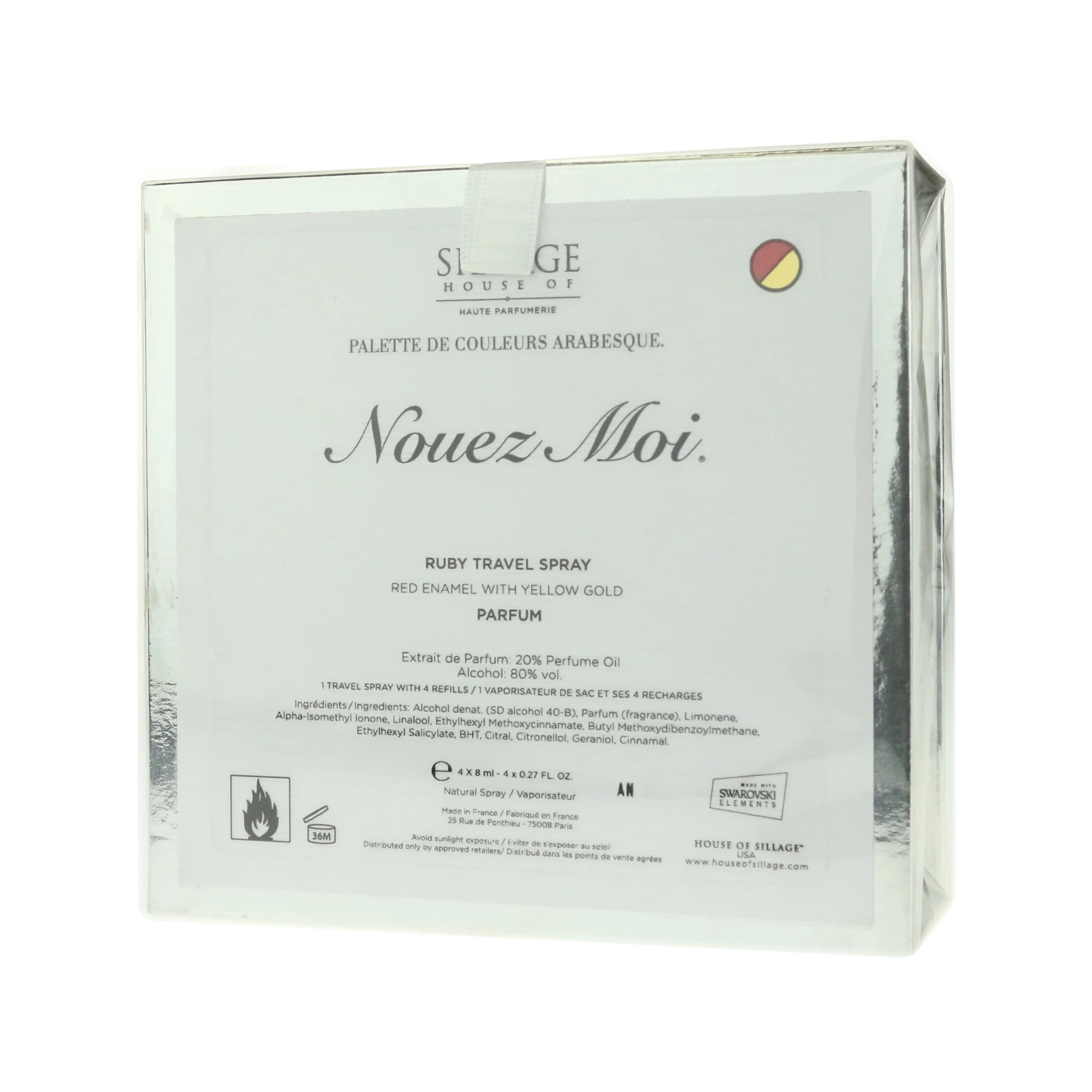 Nouez Moi' Parfum Ruby Travel Spray Set