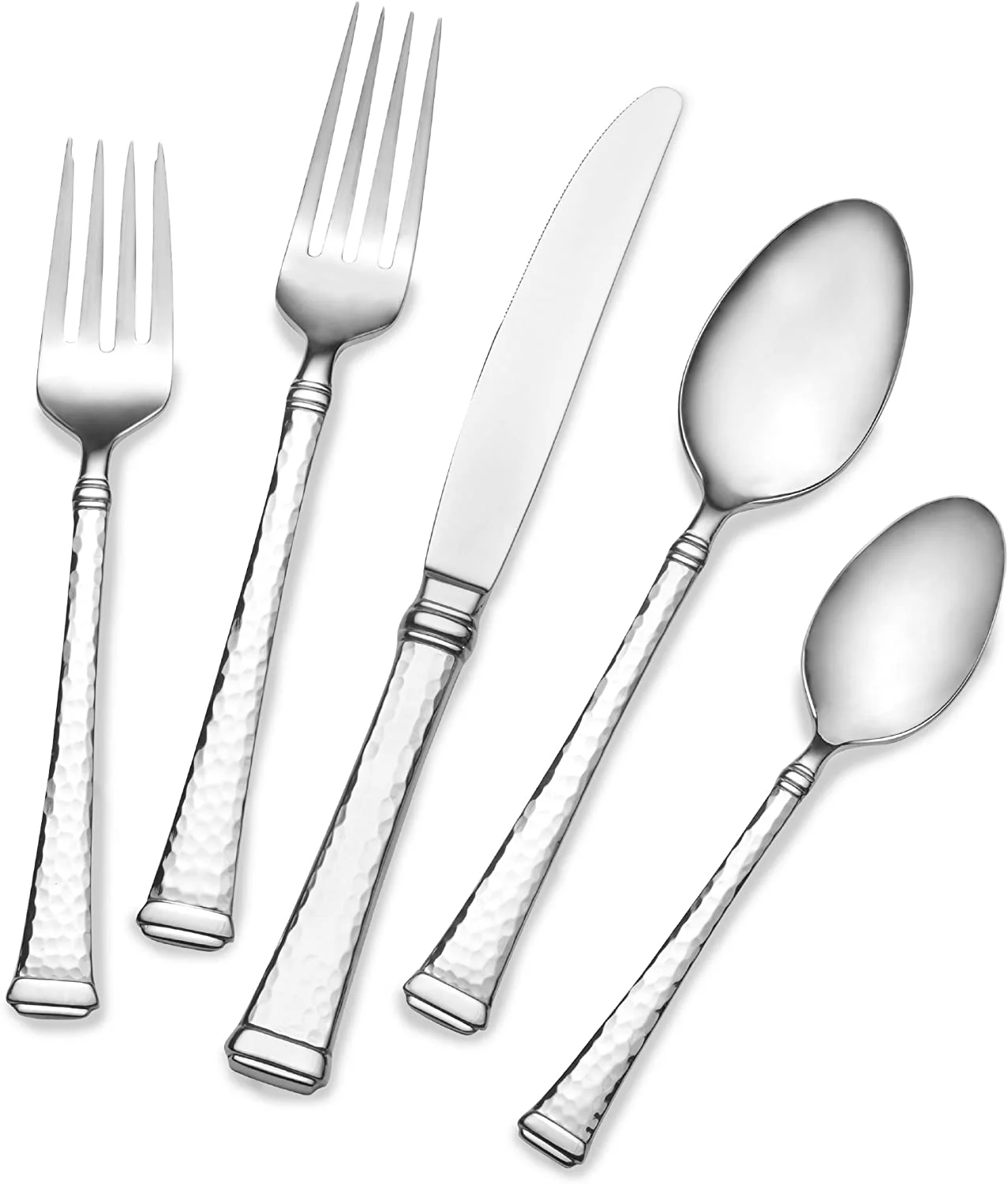 Mikasa Hammered Harmony 18/10 Stainless 20pc. Flatware Set (Service for Four)