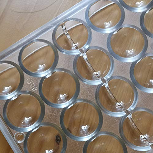 Goldbaking Ball Chocolate Mold Ball Polycarbonate Mould Chocolate Mold Hot Chocolate Bomb (Middle 2inch)
