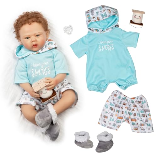 Paradise Galleries Realistic Reborn Toddler Michelle Fagan - S-Mores Collector's Doll, 20