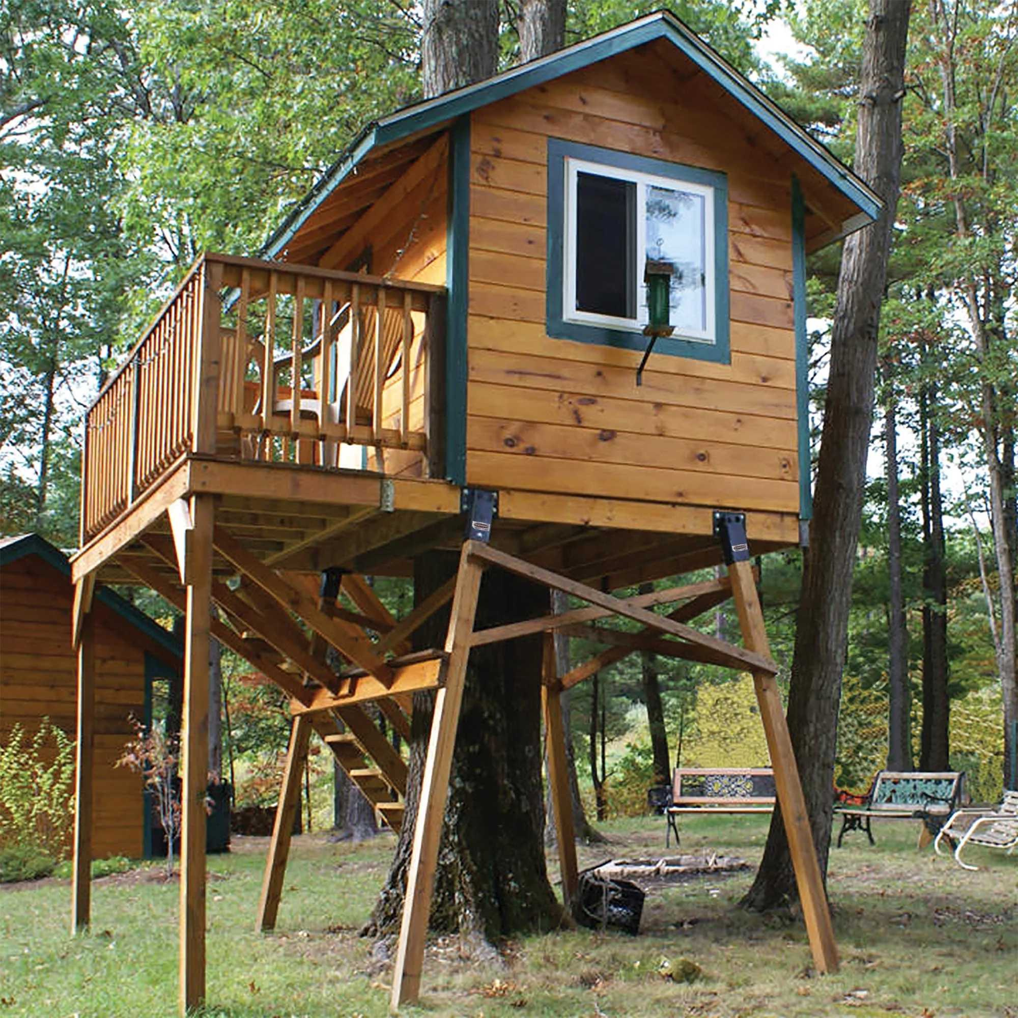 Summit Outdoor E1088 4 x 4 Compound Angle Elevator Brackets, Set of 4