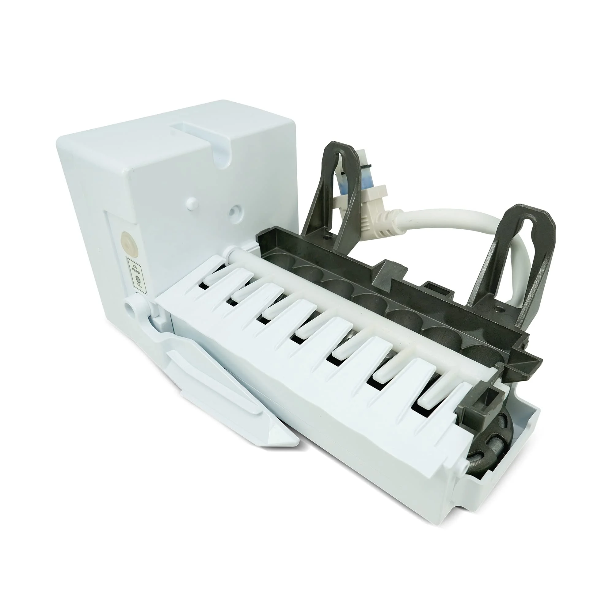 EvertechPRO WR30X10093 Ice Maker Only Without Harness and Without End-Mounted Fill Cups Replacement for GE Refrigerator WR30X10061 WR30X10014 WR30X10012 1399596