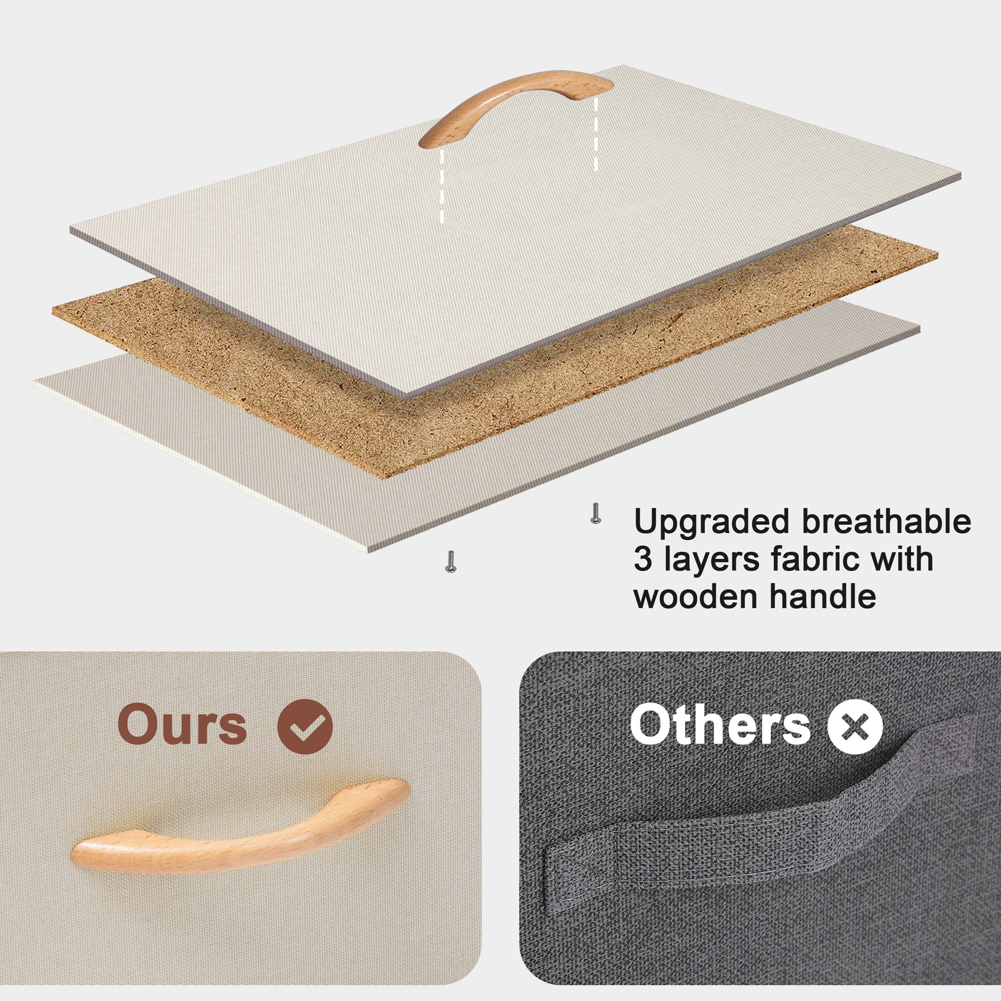 Crestlive Products Beige 6-Drawer Dresser Chest Vertical Tower