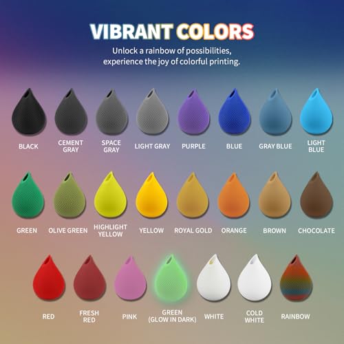 OVERTURE PLA Filament 1.75mm PLA 3D Printer Filament, 2kg Cardboard Spool (4.4lbs), Dimensional Accuracy +/- 0.02mm, Fit Most FDM Printer (Black 2-Pack)