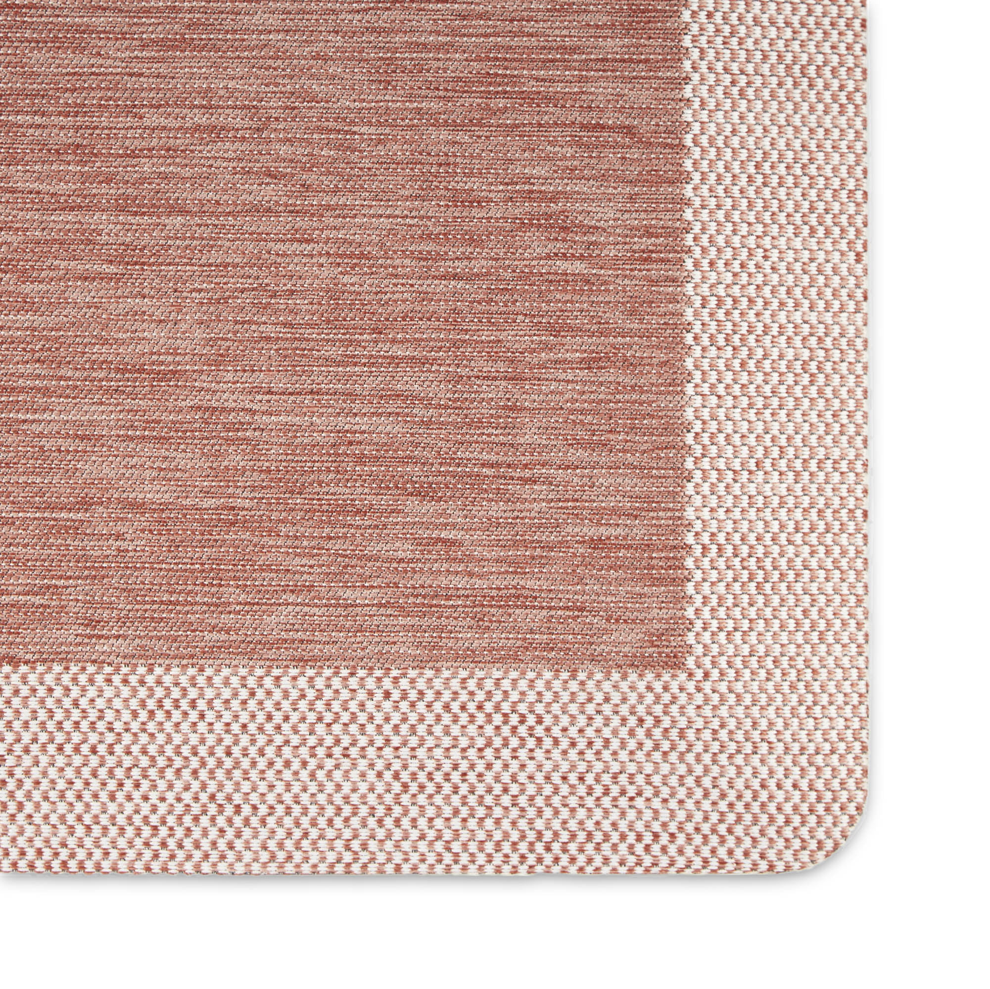 Martha Stewart Mira Modern Heathered Solid Anti-Fatigue Air-Infused Kitchen Mat, Spice Red, 19.6