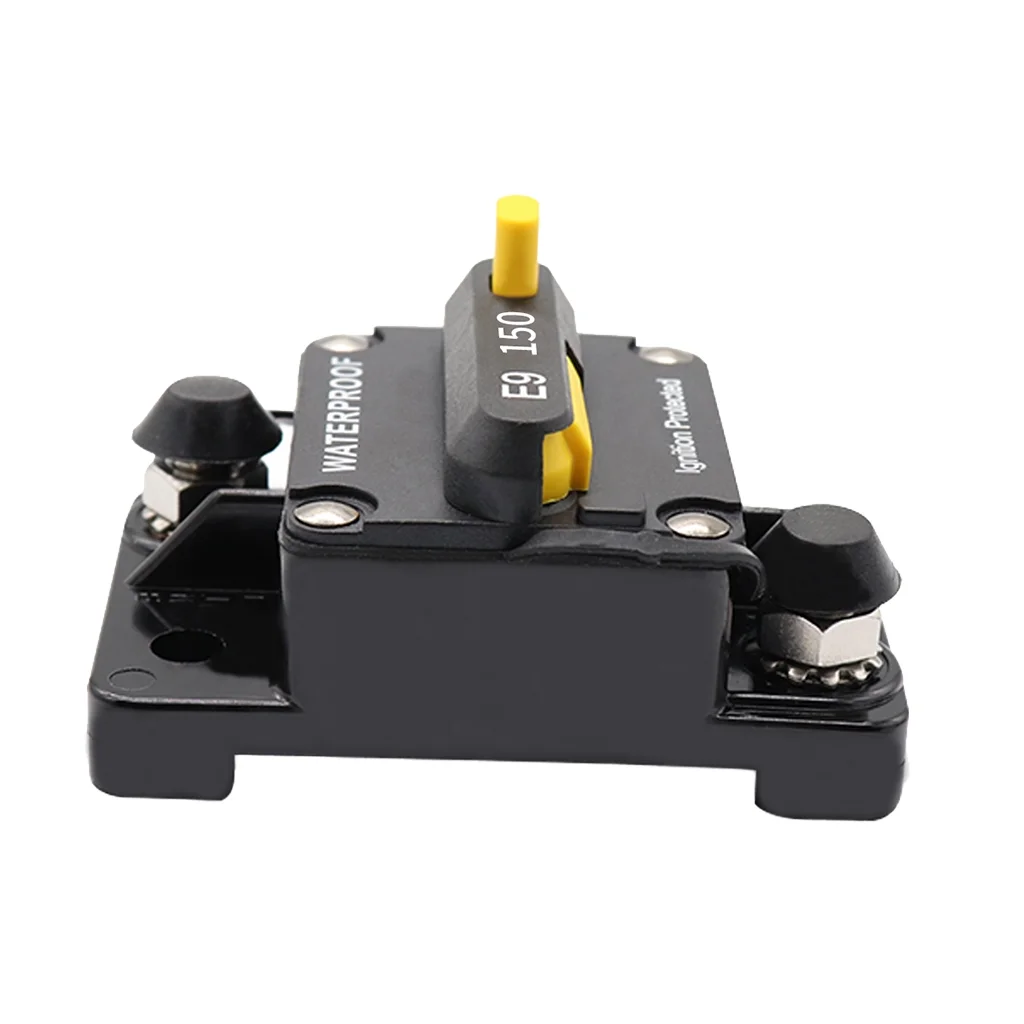 150Amp Circuit Breaker with Manual , Waterproof Holder Inline Breaker Car Marine Boat Stereo Audio System 12V-24VDC