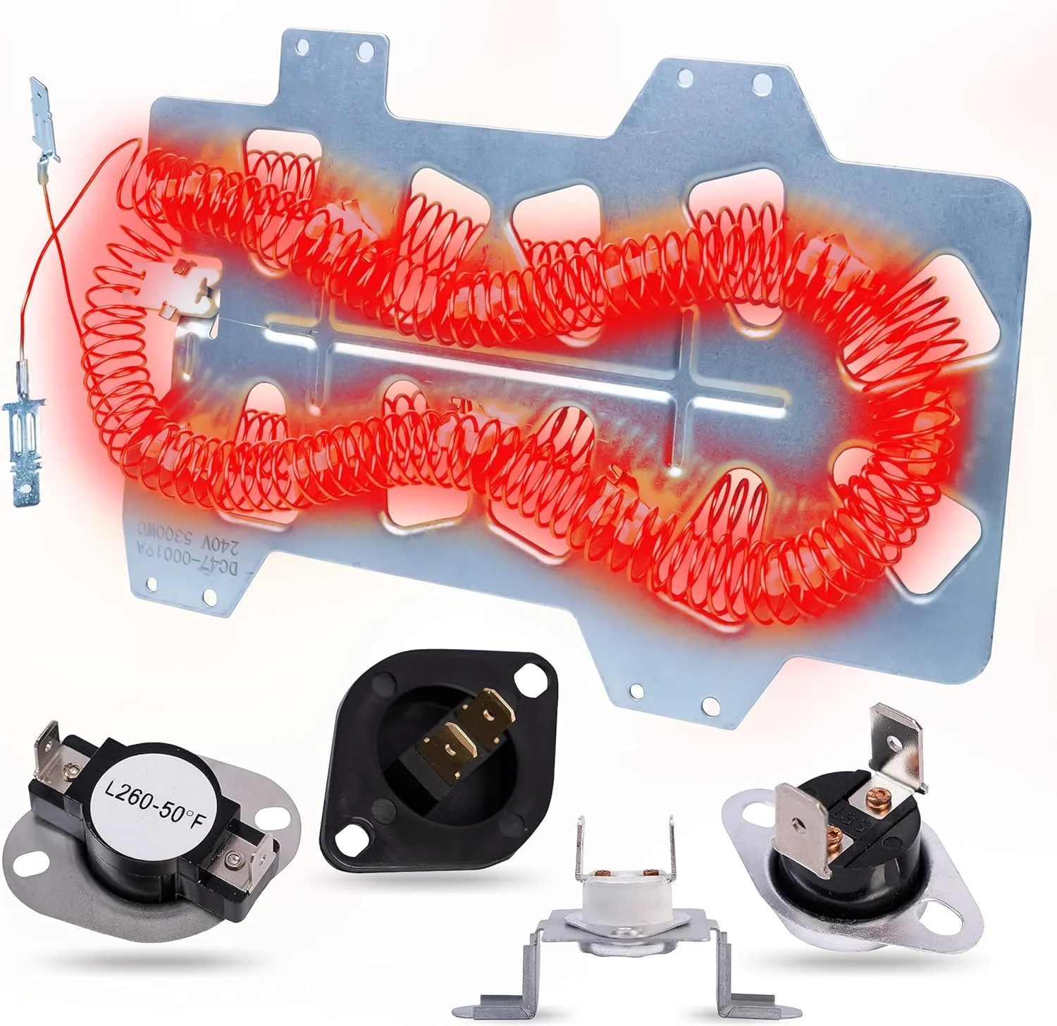 DV2C6BEW DV2C6BEW/XAA DV2C6BEW XAA Replaces For Samsung Dryer Heating Element & Fuses