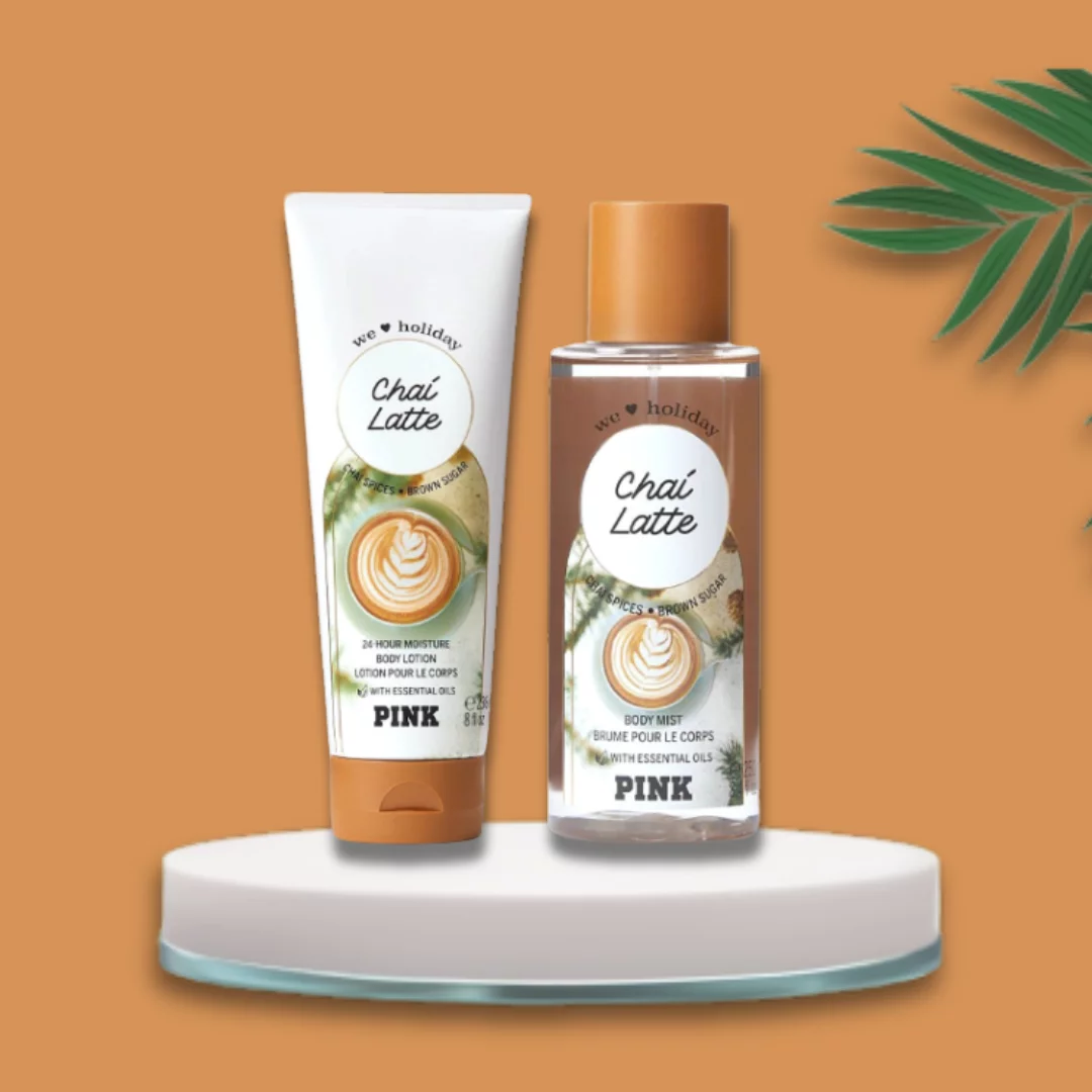 Victoria's Secret Chai Latte Lotion $ Mist Set