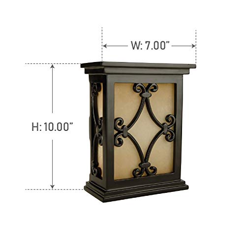Craftmade CH1515-BK Designer Hand-Carved Scroll Door Chime, Black (10