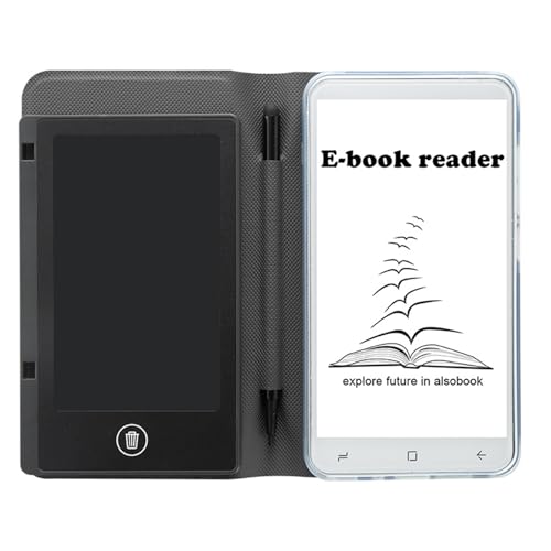 Ereader Devices, 5 Inch Eye Friendly Ink Screen, Compact and Lightweight Electric Book Reader, Portable Electronic Book Reader with Protective Case