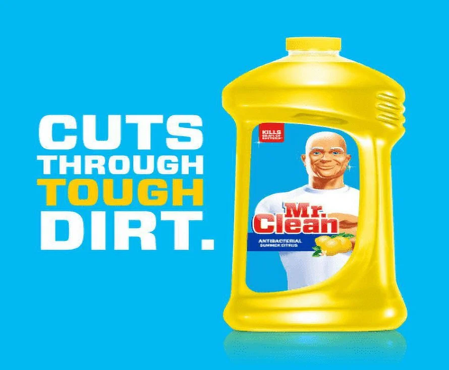 Mr. Clean 45 oz. Summer Citrus Scent Antibacterial Summer Citrus Scent All-Purpose Cleaner (3-Pack)