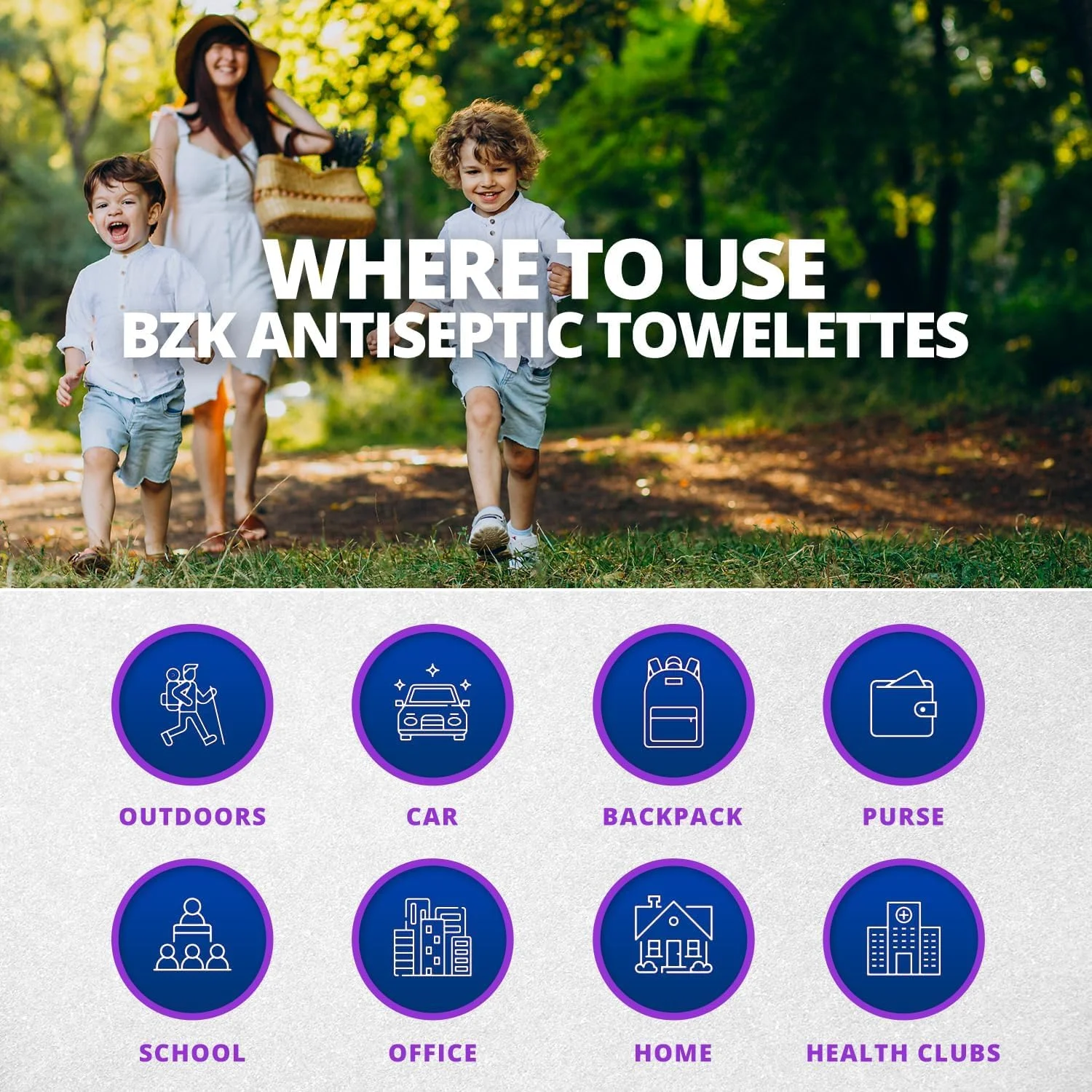 MEDca BZK Wipes Pack of 1000 - BZK 1 Box_1, Multi-Color - One Size