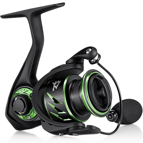 Piscifun Viper X Spinning Reels, Carbon Fiber 33LBs Max Drag, 10+1 Shielded BB, Saltwater Freshwater Spinning Fishing Reel, 5.2:1/6.2:1, 500, 1000, 2000, 3000, 4000, 5000 Series