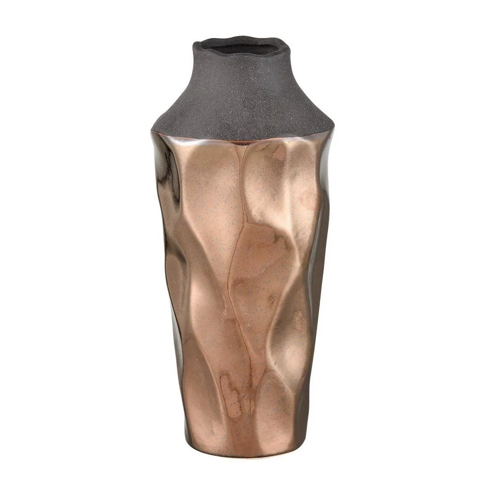 Elk Home - Lewis - 14.5 Inch Large Vase   Gold/Black Finish - Elk Home