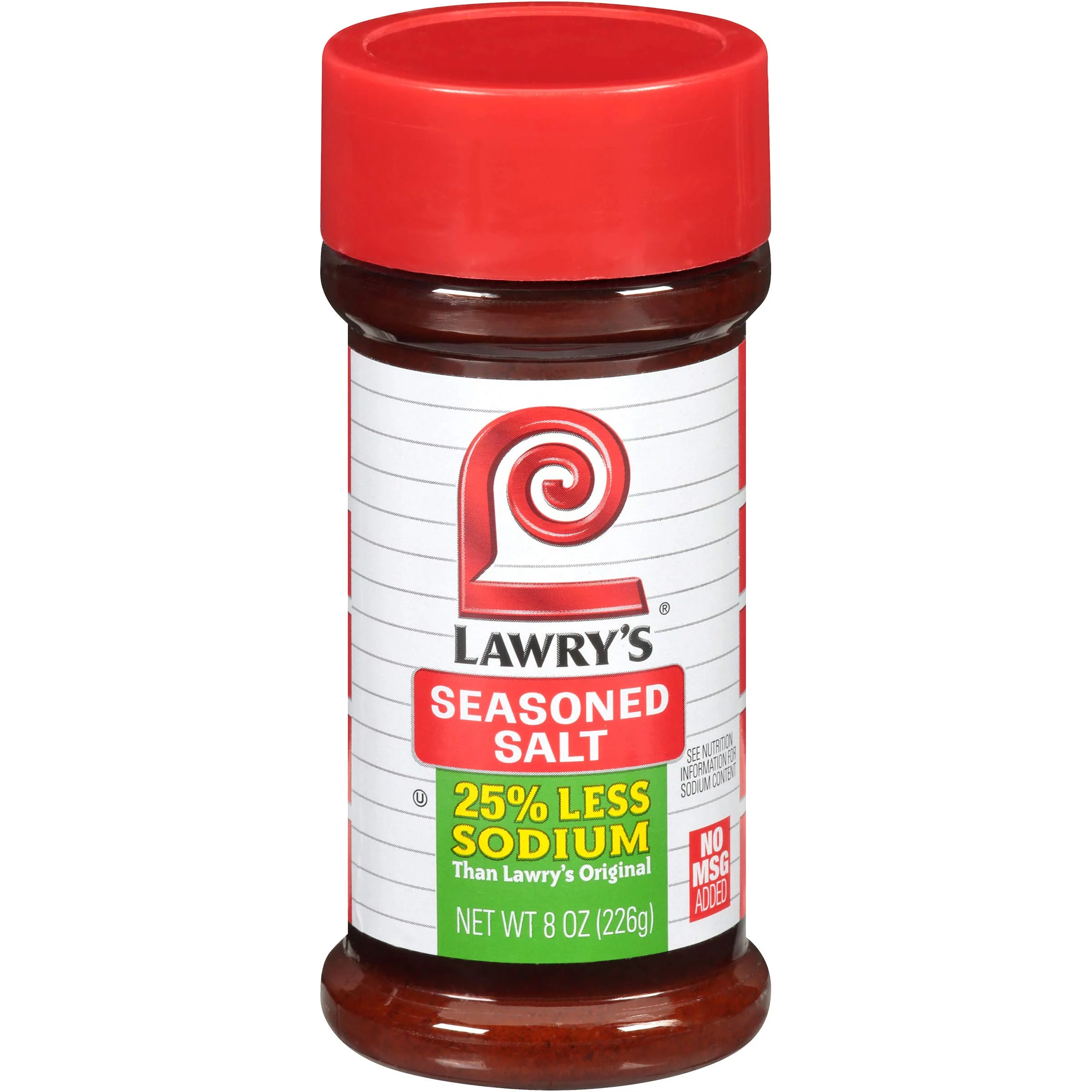 Lawry,S 25% Less Sodium Seasoned Salt, 8 Oz (Pack Of 12)