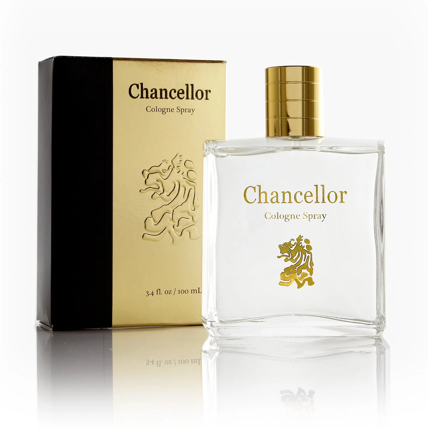 Chancellor Cologne by Romane and Tru Fragrance - Eau de Cologne - Bold and Spicy Masculine Scent - Mandarin, Fern, Lavender, Sandalwood - 3.4 oz 100 ml