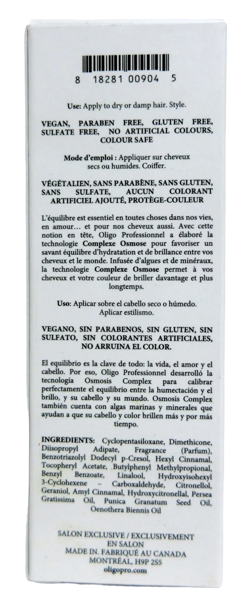 Oligo Pro Calura Style Oil Elixir - 3.04 oz