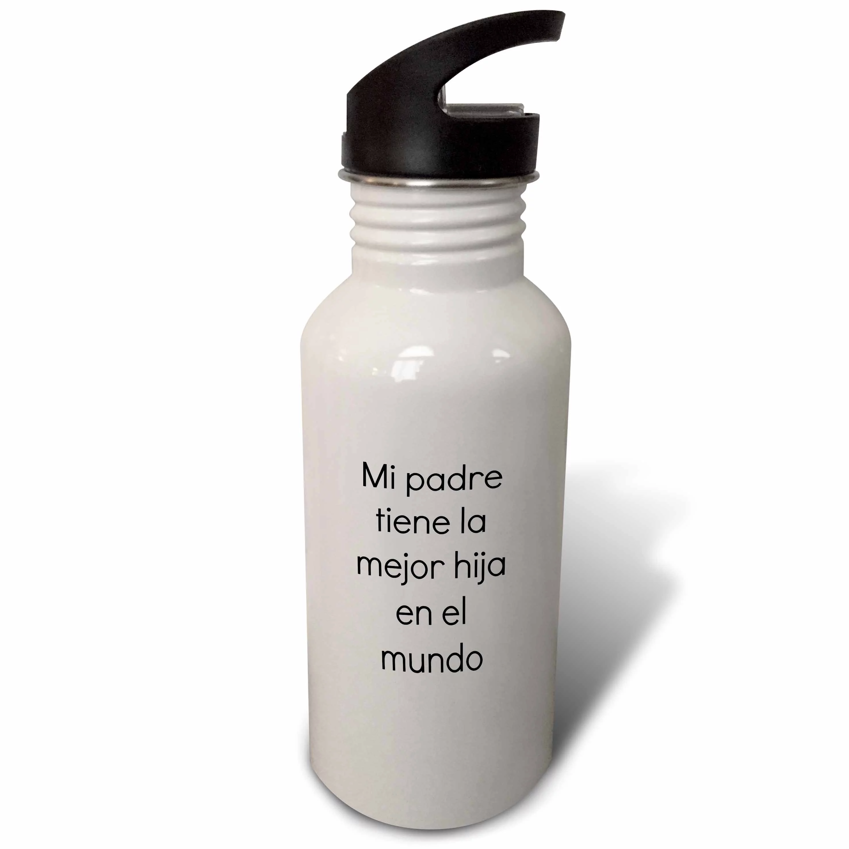 Mi padre tiene le mejor hija 21 oz Sports Water Bottle wb-224726-1
