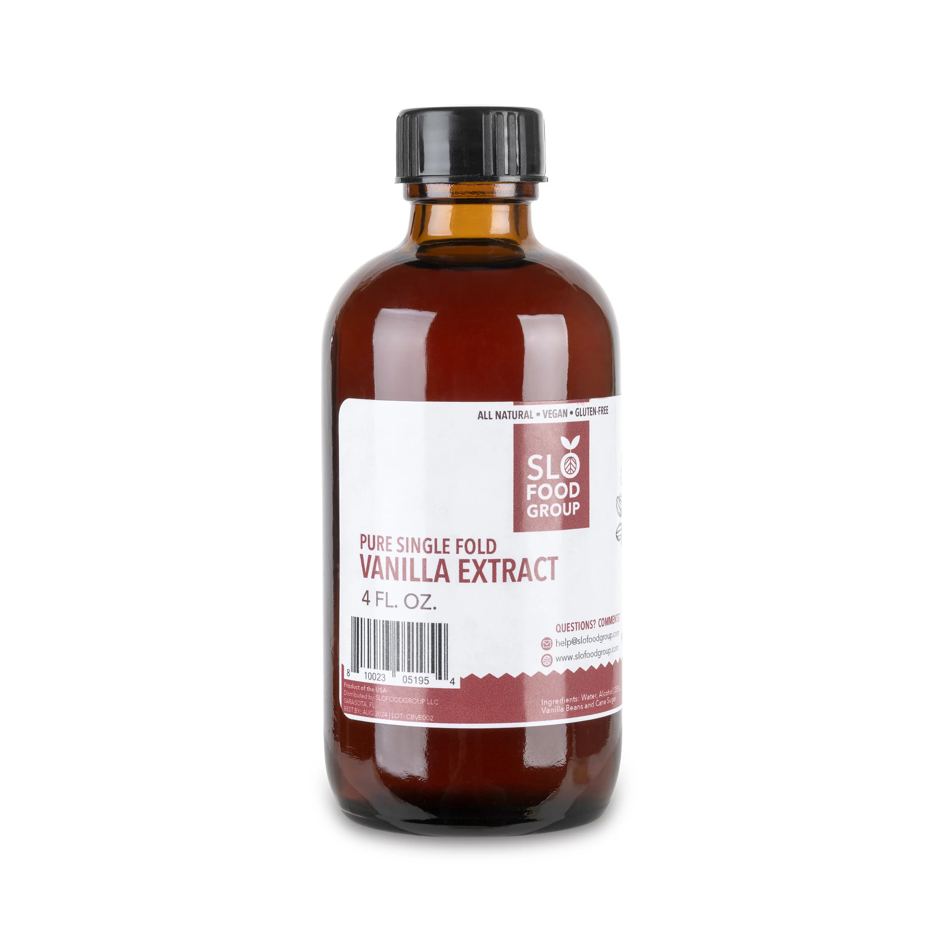 Slofoodgroup Pure Vanilla Extract - 8 fl. oz.