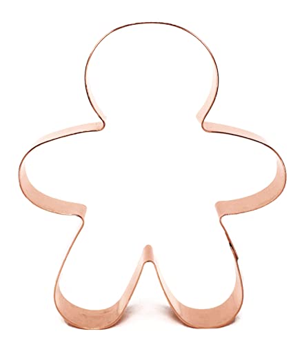 Gingerbread Man Cookie Cutter 4.5 Inch Handcrafted in USA by The Fussy Pup