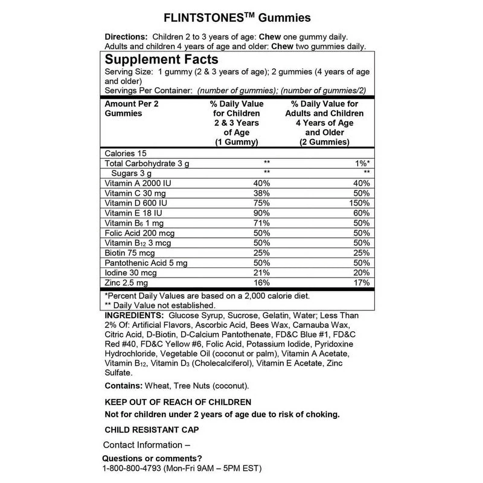 Flintstones Gummies Complete Children's Multivitamin - 250 Gummies