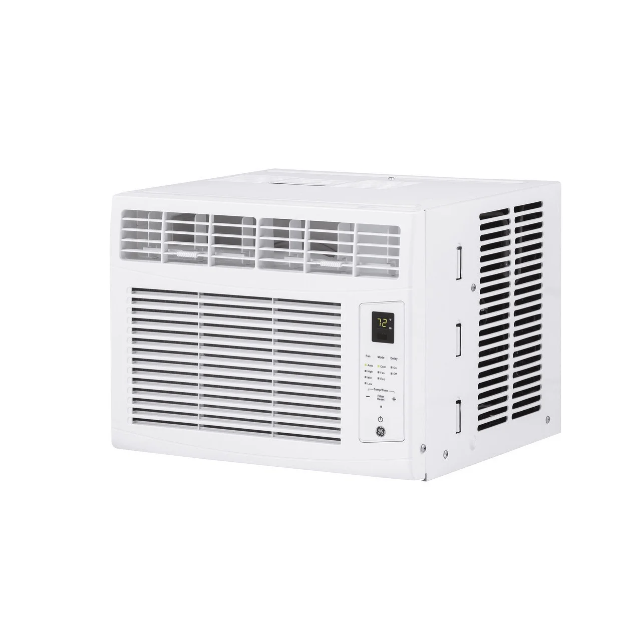 GE AHQ06LZ Window Air Conditioner with 6000 BTU Cooling Capacity, 3 Fan Speeds, 115 Volts, in White