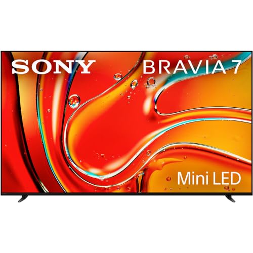 Sony K65XR70 BRAVIA 7 65 inch 4K HDR Smart QLED Mini-LED TV 2024 (Renewed) Bundle with 2 YR CPS Enhanced Protection Pack