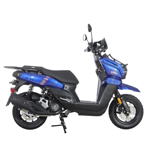 X-PRO Gas Adult Moped Tank 200 Gas Moped Street Bike,12