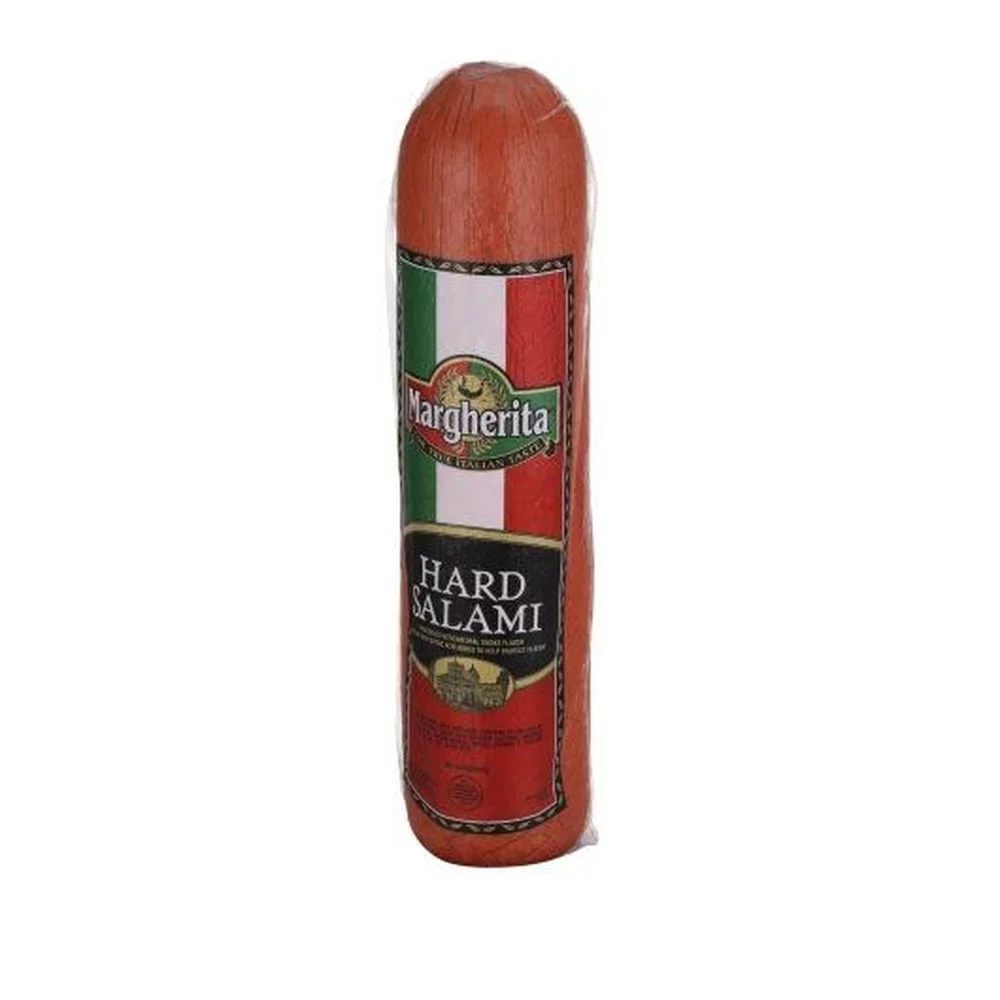 Margherita Hard Salami, 6.7 Pound -- 3 per Case.