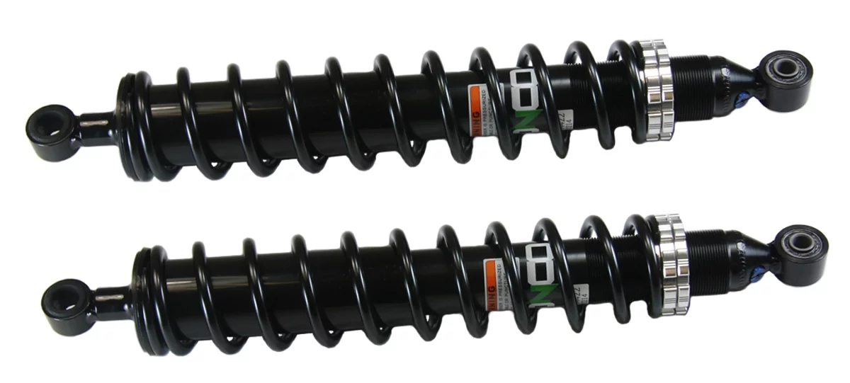 Bronco, AU-04422, 2 Rear Gas Shocks for Honda 2001-2014 Rubicon 500 TRX500FA & TRX500FGA ONLY