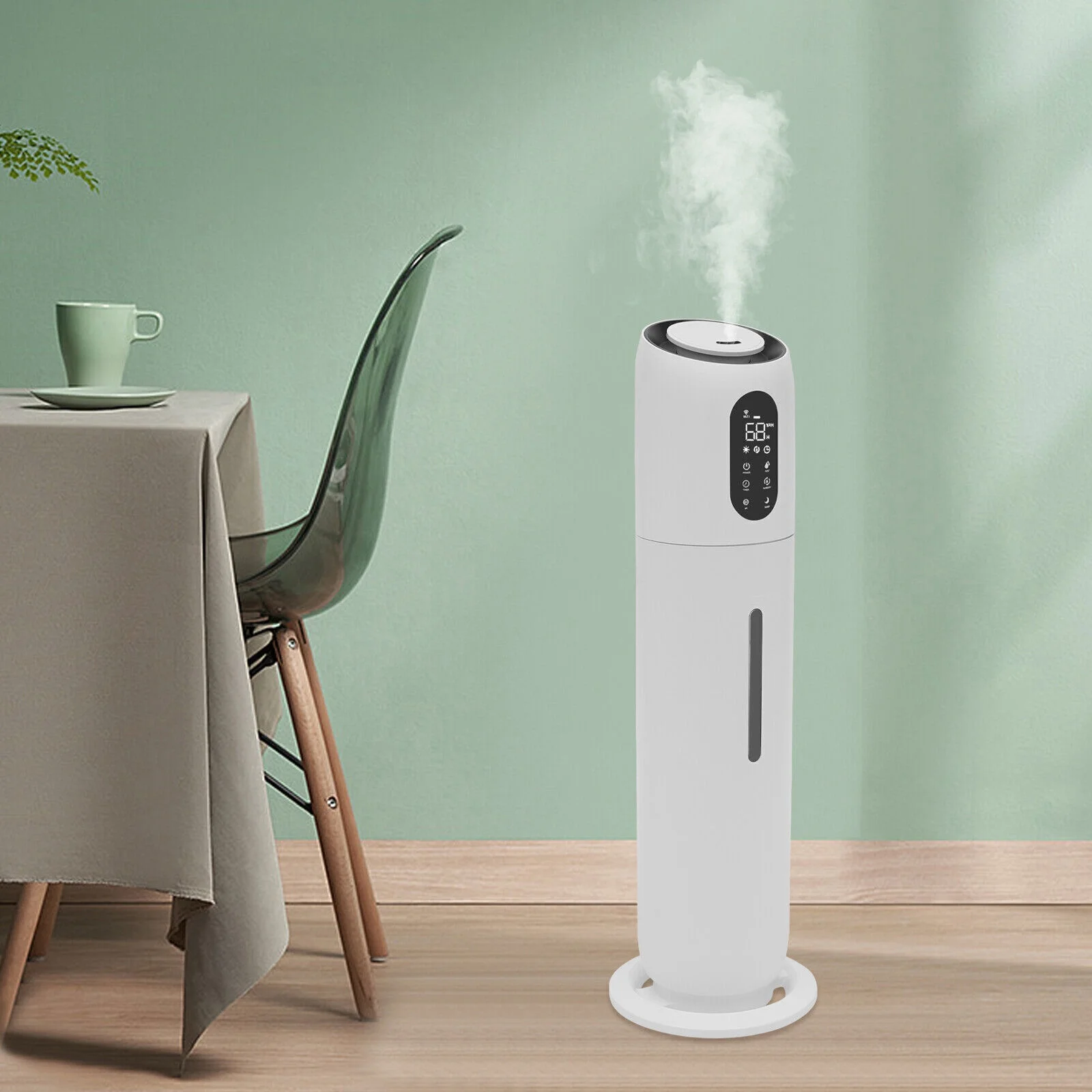 Miumaeov 9L Large Room Humidifier Whole House Ultrasonic Cool Mist Humidifier with Remote Control