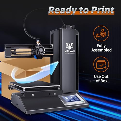 MALYAN M320 FDM Mini 3D Printer,Fully Assembled 3D Printers Easy for Beginners and Kids, High Printing Accuracy, Printing Size 150 * 150 * 150 mm