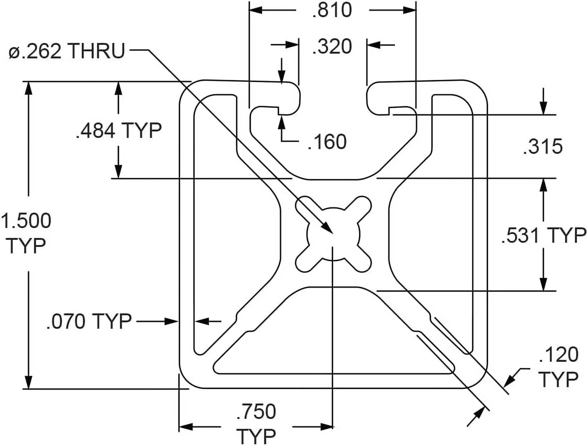 1501-LS, 15 Series, Aluminum 1.5