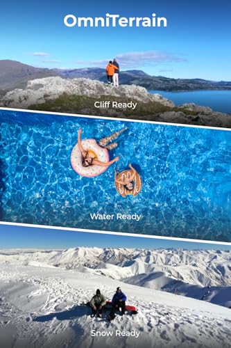 X1 PROMAX 8K Action Flying Camera, Foldable Drone with Camera with 42 KM/H Follow Speed, 10+ Fully Automatic Flight Modes, Fly Anywhere with OmniTerrain, SmoothCapture 2.0(Cycling Combo)