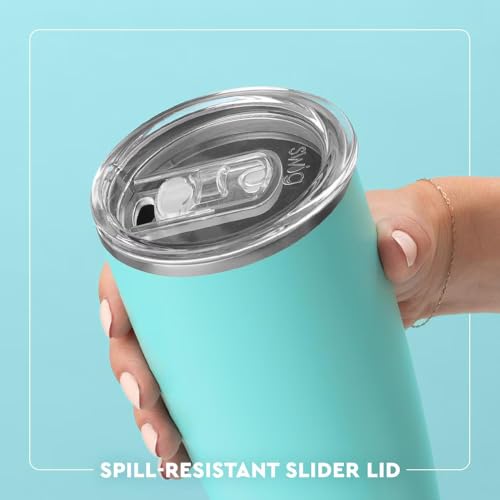 Swig Life 32oz Insulated Tumbler, Travel Coffee Tumbler with Lid, Cup Holder Friendly, Stainless Steel Travel Coffee Mug, Glitter Tumbler, Glitter Gifts (Confetti)