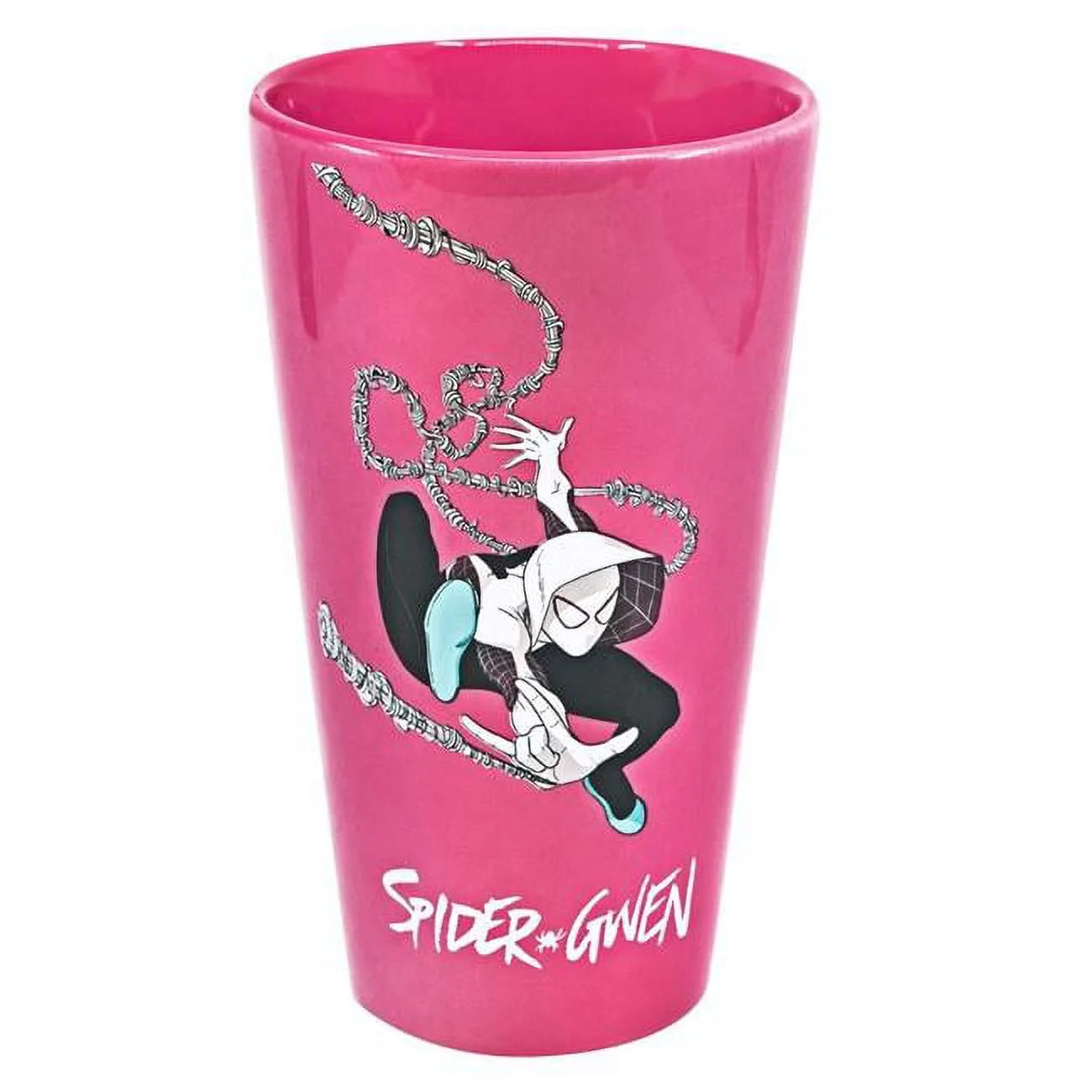 Pink Pint Glass