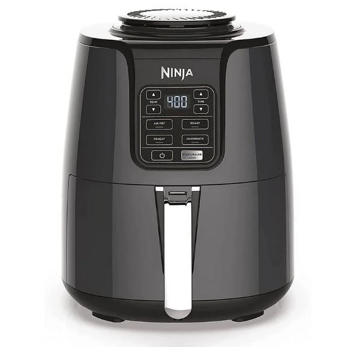 Built-In Smart  Black Large Electric Air Fryer 4 Qt